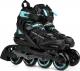 Rolki Blackwheels BW-720W rekreacyjne czarno-błękitne rozm. 38 1