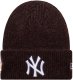 New Era Czapka zimowa NEW ERA NYY MLB World Series Knit Beanie brązowa 1