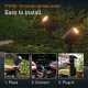 Steinel Zestaw 2x oprawa ogrodowa wbijana SPOT GARDEN 24V LED nightmatic 7,84W 363lm 1800-4000K RGBWW IP65 IK03 antracyt / aluminium plus zasilacz 35W plus przewód plus trójnik 4