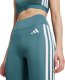 Adidas Legginsy damskie adidas Optime Essentials 3-Stripes 7/8 zielone JY2152 L 4