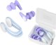 Aqua-Sport zestaw klips na nos zatyczki do uszu AquaCalm purple AS3153 1