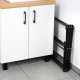 Suszarka na pranie Vilde Suszarka na pranie metalowa czarna pionowa rozsuwana 44.5-75x37.5x105cm VILDE 779105 4