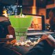 Lumarko Kubek ze słomką i miską na popcorn nachosy zielony 500ml ORION 121792 3
