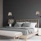 Kinkiet TK Lighting Klasyczny kinkiet do sypilani Chicago 4186 lniany abażur czarny 3