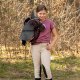 Froster HOBBY HORSE ZESTAW KOŃ GNIADY DERKA SZARY I BRĄZ NAUSZNIKI KANTAR 10