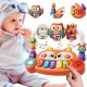 Woopie INTERAKTYWNE PIANINO EDUKACYJNE SENSORYCZNE DLA DZIECI LISEK LED PREMIUM 1