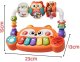 Woopie INTERAKTYWNE PIANINO EDUKACYJNE SENSORYCZNE DLA DZIECI LISEK LED PREMIUM 9