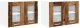 vidaXL vidaXL Szafka wisząca z drzwiami 2 pcs Stare drewno 60 x 31 x 40 cm 2