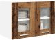 vidaXL vidaXL Szafka wisząca z drzwiami 2 pcs Stare drewno 60 x 31 x 40 cm 3