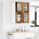 vidaXL vidaXL Szafka wisząca z drzwiami 2 pcs Stare drewno 60 x 31 x 40 cm 4