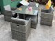 Bello Giardino Meble ogrodowe z technorattanu  z otwieranymi pufami DELIZIOSO 2