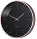 Dewalt KIENZLE DCF Radio-Control.Wall Clock Modern 25cm rose gold/blk. 1