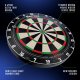 Harrows Tarcza do darta gry w rzutki Pro MatchPlay 2 sisal afrykański 45cm 3