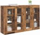 vidaXL vidaXL Szafki ścienne 2 pcs Stare drewno 69,5 x 34 x 90 cm 3