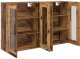 vidaXL vidaXL Szafki ścienne 2 pcs Stare drewno 69,5 x 34 x 90 cm 6