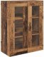 vidaXL vidaXL Szafki ścienne 2 pcs Stare drewno 69,5 x 34 x 90 cm 7