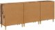 vidaXL vidaXL Komody 3 pcs Stare drewno 60 x 35 x 70 cm 7