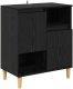 vidaXL Komody 2 pcs Czarny Dąb 60 x 35 x 70 cm 7
