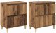 vidaXL vidaXL Komody 2 pcs Stare drewno 60 x 35 x 70 cm 2