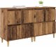 vidaXL vidaXL Komody 2 pcs Stare drewno 60 x 35 x 70 cm 3