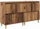 vidaXL vidaXL Komody 2 pcs Stare drewno 60 x 35 x 70 cm 5