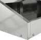 vidaXL Karmnik dla jeleni srebrny 28 x 30 x 80 cm Stal Galwanizowana 9