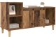 vidaXL vidaXL Szafka pod telewizor Stare drewno 100 x 35 x 55 cm 3