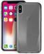 Puro 0.3 Nude Etui iPhone X, czarny przezroczysty (IPCX03NUDEBLK) 1