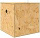 vidaXL vidaXL Terrarium Brązowy 40 x 40 x 40 cm OSB 8