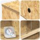 vidaXL vidaXL Terrarium Brązowy 40 x 40 x 40 cm OSB 10