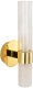 Kinkiet Orlicki Design Lampa ścienna tuba Candela DN1505-1 gold Step szklana złota 2