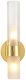 Kinkiet Orlicki Design Lampa ścienna tuba Candela DN1505-1 gold Step szklana złota 4