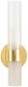 Kinkiet Orlicki Design Lampa ścienna tuba Candela DN1505-1 gold Step szklana złota 5