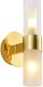 Kinkiet Orlicki Design Lampa ścienna tuba Candela DN1505-1 gold Step szklana złota 6