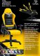 Fotel Cobra Rebel CR201 Żółto-czarny (CR201 żółto-czarny) 11