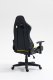 Fotel Cobra Rebel CR201 Żółto-czarny (CR201 żółto-czarny) 4