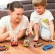 click4TOYS Resoraki Autka Wyścigowe Samochodziki Z Napędem Metalowe Auta 70Szt Kuferek 12