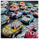 click4TOYS Resoraki Autka Wyścigowe Samochodziki Z Napędem Metalowe Auta 70Szt Kuferek 5