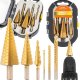 Wiertło Powermat Wiertła stopniowe frezujące 4-32MM do metalu HSS drewna plastiku 3-8MM 6 EL 4