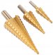 Wiertło Powermat Wiertła stopniowe frezujące 4-32MM do metalu HSS drewna plastiku 3-8MM 6 EL 7