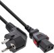 InLine InLine Power Cable – Angled Earthing Contact to C13 Lockable – 2 m 1