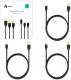 Kabel USB Aukey USB-A - microUSB 2 m Czarny (CB-MD3 Black) 2