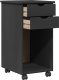 vidaXL vidaXL Rolkowa szafka Szary 34 x 39 x 65,5 cm Lite drewno sosnowe 4