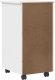 vidaXL vidaXL Rolkowa szafka Biały 34 x 39 x 65,5 cm Lite drewno sosnowe 7