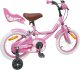 vidaXL vidaXL Rower Dziecięcy 12 Cali dla dzieci w wieku 2-4 lata Jasny róż 3