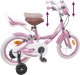 vidaXL vidaXL Rower Dziecięcy 12 Cali dla dzieci w wieku 2-4 lata Jasny róż 7