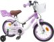 vidaXL vidaXL Rower Dziecięcy 12 Cali dla dzieci w wieku 2-4 lata Fioletowy 2