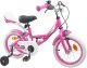 vidaXL vidaXL Rower Dziecięcy 12 Cali dla dzieci w wieku 2-4 lata Różowy 2