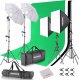 Zestaw studyjny Neewer NEEWER NK100 Zestaw oświetlenia ciągłego z tłem 5700K 800W softbox ścierka 1