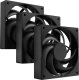 Wentylator Fury SAI S12 PWM Czarny 3-pack (NGF-2409) 1